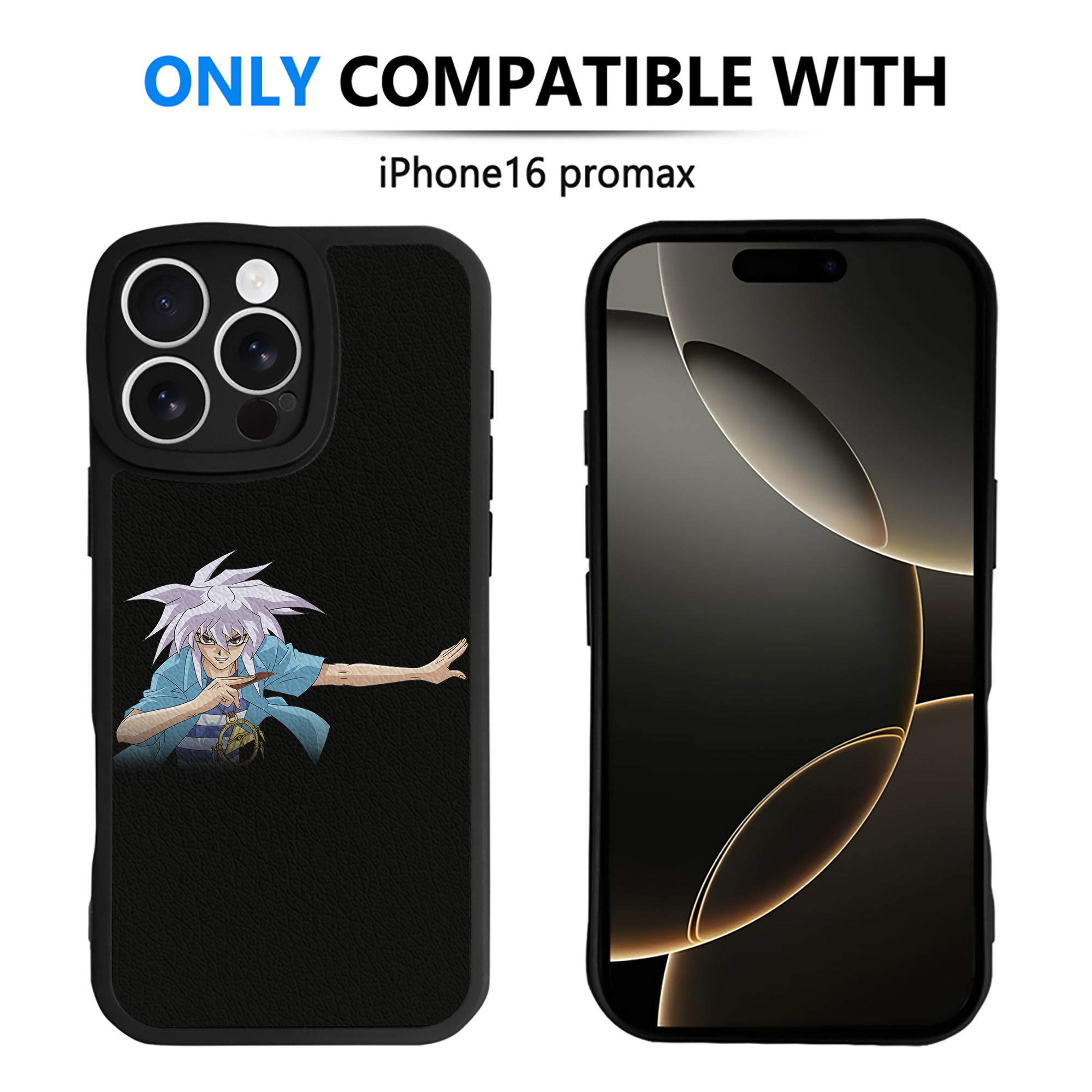 遊☆戯☆王 Yu-Gi-Oh! 【iPhone 16シリーズ対応】シリコンスマホケース（レザー調） 材質：シリコン
